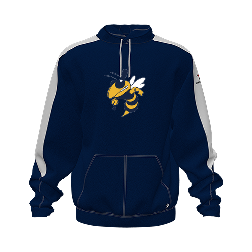 [CUS-DFW-HOOD-FLC-LSL-NVY-YXS-LOGO1] Hoodie (Youth XS, Navy, Logo 1)