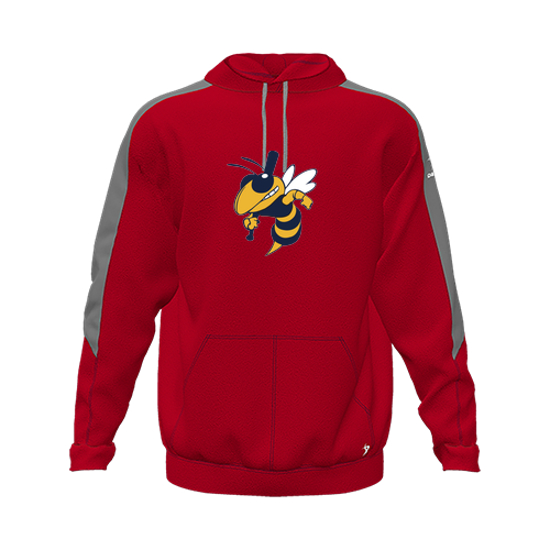 [CUS-DFW-HOOD-FLC-LSL-RED-YXS-LOGO1] Hoodie (Youth XS, Red, Logo 1)