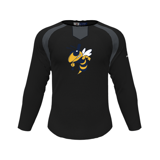 [CUS-DFW-PULL-FLC-CNK-LSL-BLK-YS-LOGO1] Pullover (Youth S, Black, Logo 1)