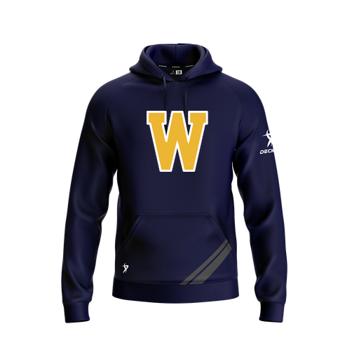 [FOLHSMNV-YXS-LOGO2] Decker Summit Hoodie (Youth XS, Navy, Logo 2)