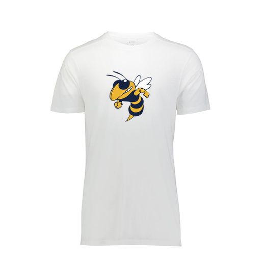 [FTSCUBWH-AS-LOGO3] Decker Men's Tri-Blend T-Shirt - Short Sleeve (Adult S, White, Logo 3)