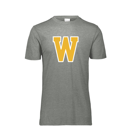 [FTSCUBGY-AS-LOGO2] Decker Men's Tri-Blend T-Shirt - Short Sleeve (Adult S, Gray, Logo 2)