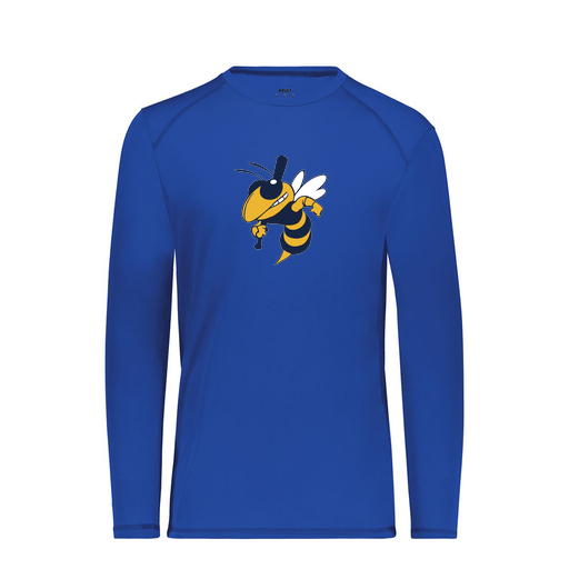 [6845.060.S-LOGO1] Men's SoftTouch Long Sleeve (Adult S, Royal, Logo 1)