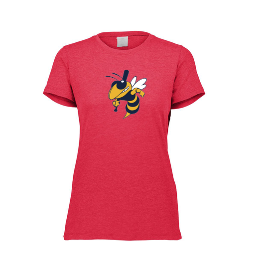 [FTSCUBRD-FAXS-LOGO1] Decker Women's Tri-Blend T-Shirt - Short Sleeve (Female Adult XS, Red, Logo 1)