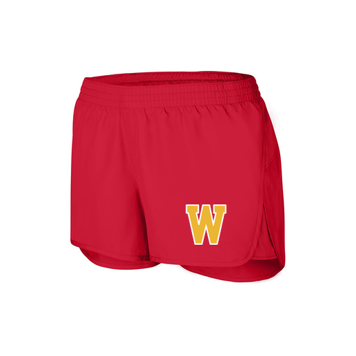[2430.040.XS-LOGO2] Women's Performance Shorts (Female Adult XS, Red, Logo 2)