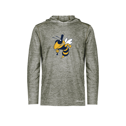 [FOLHCGGY-AS-LOGO1] Decker Men's Charge Hoodie (Adult S, Gray, Logo 1)