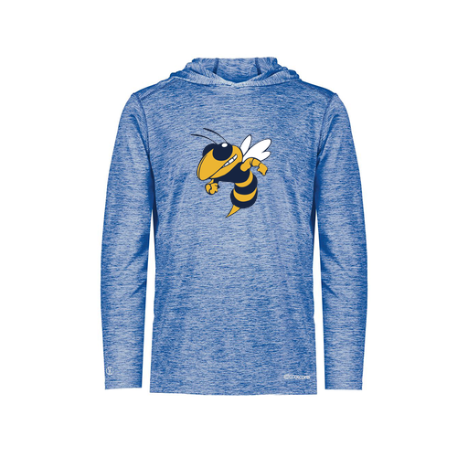 [FOLHCGRY-YS-LOGO3] Decker Youth Charge Hoodie (Youth S, Royal, Logo 3)