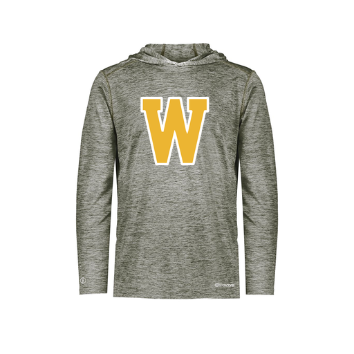 [FOLHCGGY-YS-LOGO2] Decker Youth Charge Hoodie (Youth S, Gray, Logo 2)