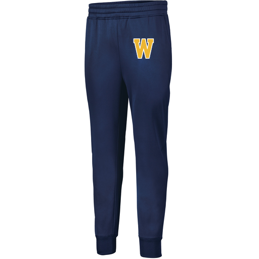 [5566.065.XS-LOGO2] Men's PERFORMANCE FLEECE JOGGER (Adult XS, Navy, Logo 2)