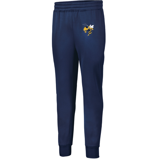 [5566.065.XS-LOGO3] Men's PERFORMANCE FLEECE JOGGER (Adult XS, Navy, Logo 3)