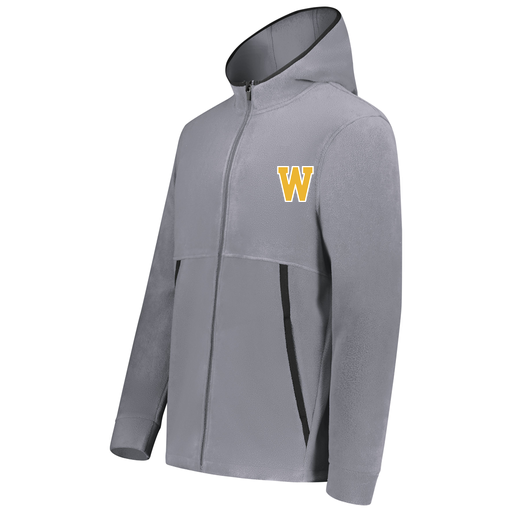 [6859.059.XS-LOGO2] Youth Chill Full Zip Fleece (Youth XS, Gray, Logo 2)